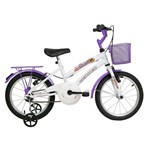 Ficha técnica e caractérísticas do produto Bicicleta Infantil Aro 16 Verden Bikes Breeze Branca e Lilás