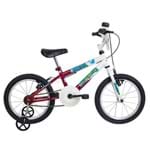 Ficha técnica e caractérísticas do produto Bicicleta Infantil Aro 16 Verden Bikes Ocean Branca e Vermelha