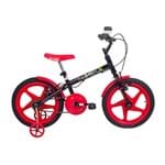 Ficha técnica e caractérísticas do produto Bicicleta Infantil Aro 16 Verden Bikes Rock Preta e Vermelho