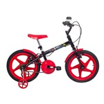 Ficha técnica e caractérísticas do produto Bicicleta Infantil Aro 16 Verden Bikes Rock Vermelha e Preta