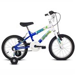 Ficha técnica e caractérísticas do produto Bicicleta Infantil Aro 16 Verden Ocean - Branca/Azul