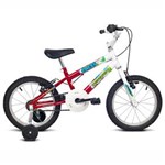 Ficha técnica e caractérísticas do produto Bicicleta Infantil Aro 16 Verden Ocean - Branca/Vermelha