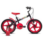 Ficha técnica e caractérísticas do produto Bicicleta Infantil Aro 16 Verden Rock - Preta e Vermelha