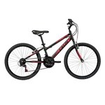 Ficha técnica e caractérísticas do produto Bicicleta Infantil Aro 24 Caloi Max com 21 Marchas - Preta