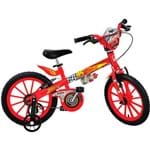 Ficha técnica e caractérísticas do produto Bicicleta Infantil Bandeirante Disney Cars Aro 16 Vermelha