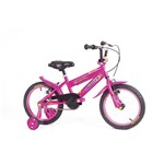 Ficha técnica e caractérísticas do produto Bicicleta Infantil Bike Cross Aro 16 com Rodinhas Feminina - Unitoys