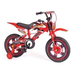 Ficha técnica e caractérísticas do produto Bicicleta Infantil Bike Moto Vermelha ARO 16 Unitoys 1172