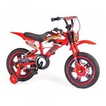 Ficha técnica e caractérísticas do produto Bicicleta Infantil Bike Moto Vermelha ARO 16 Unitoys