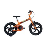 Ficha técnica e caractérísticas do produto Bicicleta Infantil Caloi Power Rex Aro 16 - Laranja