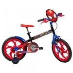 Ficha técnica e caractérísticas do produto Bicicleta Infantil Caloi Spider Man-Aro 16" com Rodinhas e Vermelha