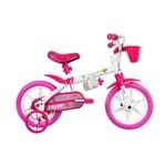 Ficha técnica e caractérísticas do produto Bicicleta Infantil Cecizinha Aro 12 Rosa e Branco Caloi