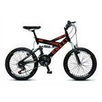Ficha técnica e caractérísticas do produto Bicicleta Infantil Colli Fulls GPS Aro 20 Dupla Suspensão 21 Marchas - 310.11D