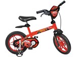 Ficha técnica e caractérísticas do produto Bicicleta Infantil Disney Cars Aro 12 - Bandeirante Vermelho com Rodinhas