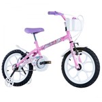 Ficha técnica e caractérísticas do produto Bicicleta Infantil Feminina Pinky Aro 16 Rosa Fuccia - Track Bikes - Track Bikes