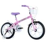 Ficha técnica e caractérísticas do produto Bicicleta Infantil Feminina Pinky Aro 16 Rosa Fuccia - Track Bikes