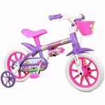 Ficha técnica e caractérísticas do produto Bicicleta Infantil Feminina Violet Nathor Aro 12