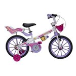 Ficha técnica e caractérísticas do produto Bicicleta Infantil Fischer Aro 16 Ferinha Super com Freio V-Brake - Branco com Lilás