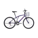 Ficha técnica e caractérísticas do produto Bicicleta Infantil Houston Bristol Lance Aro 26 Violeta