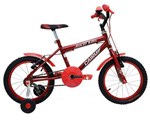 Ficha técnica e caractérísticas do produto Bicicleta Infantil Masculina Aro 16 - Vermelha - Cairu