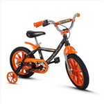 Ficha técnica e caractérísticas do produto Bicicleta Infantil Masculino Aro 14 FirstPro Aluminium - Nathor - Laranja