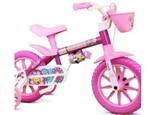Ficha técnica e caractérísticas do produto Bicicleta Infantil Menina Aro 12 Flower Nathor