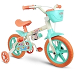 Ficha técnica e caractérísticas do produto Bicicleta Infantil Menina Aro 12 Nathor Sea