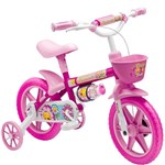 Ficha técnica e caractérísticas do produto Bicicleta Infantil Menina Criança 3 a 5 Anos Aro 12 Nathor
