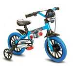 Ficha técnica e caractérísticas do produto Bicicleta Infantil Menino Aro 12 Nathor Veloz Bicicletinha