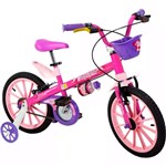 Ficha técnica e caractérísticas do produto Bicicleta Infantil Nathor Aro 16" - Top Girls