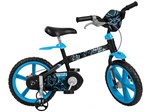 Bicicleta Infantil Pantera Negra Aro 14 - Bandeirante Marvel Avengers com Rodinhas