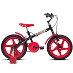 Ficha técnica e caractérísticas do produto Bicicleta Infantil Rock Aro 16 Preto e Vermelha 10362 Verden Bikes - Verden Bikes
