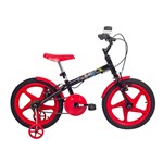 Ficha técnica e caractérísticas do produto Bicicleta Infantil Rock Aro 16 Vermelha e Preta Verden Bikes