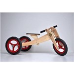 Ficha técnica e caractérísticas do produto Bicicleta Infantil Sem Pedal 3x1 Vermelha - Woodbike