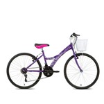 Ficha técnica e caractérísticas do produto Bicicleta Infantil Tito Urban Teen Aro 24 Roxa 21 Marchas