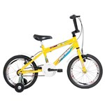 Ficha técnica e caractérísticas do produto Bicicleta Infantil Top Lip Cross Aro 16 Amarelo Mormaii