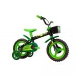 Ficha técnica e caractérísticas do produto Bicicleta Infantil Track Bikes Arco-Íris, Preta e Verde, Aro 12 - Track Bikes