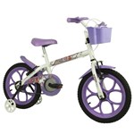 Ficha técnica e caractérísticas do produto Bicicleta Infantil Track Bikes Pinky, Branco, Aro 16 - Track Bikes