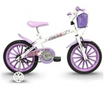 Ficha técnica e caractérísticas do produto Bicicleta Infantil Track Bikes Pinky, Branco, Aro 16