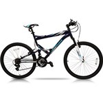 Ficha técnica e caractérísticas do produto Bicicleta Innova Full-Suspension 21" 21 Marchas Aro 26 - Reebok