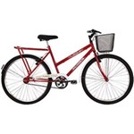 Ficha técnica e caractérísticas do produto Bicicleta Jolie Aro 26 Vermelha - Verden