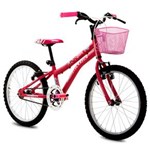 Ficha técnica e caractérísticas do produto Bicicleta Juvenil Aro 20 Houston Nina - Rosa Fosco