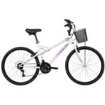Ficha técnica e caractérísticas do produto Bicicleta Lazer Ventura Aro 26 Branco - Caloi