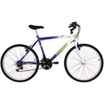 Ficha técnica e caractérísticas do produto Bicicleta Live Aro 26 18V Branca/Azul - Verden