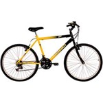 Ficha técnica e caractérísticas do produto Bicicleta Live Aro 26 18V Preta/Amarela - Verden