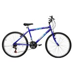 Bicicleta Masculina Aro 26 21 Marchas Flash Pop Bike - 310918 - Azul Azul