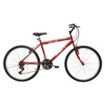 Ficha técnica e caractérísticas do produto Bicicleta Masculina Aro 26 21 Marchas Flash Pop Bike - 310918 - VERMELHO
