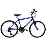 Bicicleta Masculina Aro 26 21 Marchas Flash Pop Bike Azul