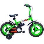 Ficha técnica e caractérísticas do produto Bicicleta Masculina Rock Verde com Acessório Preto-Verde - Aro 12