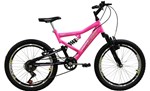 Ficha técnica e caractérísticas do produto Bicicleta Mormaii Aro 20 Full FA240 6V Rosa Fluor/Preta - 2011865