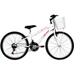Ficha técnica e caractérísticas do produto Bicicleta Mormaii Aro 24 Fantasy 21 Marchas Branca